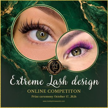 Tävlingsbiljett Extreme Lash design - Look by Linn Awards 2026