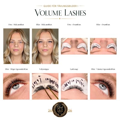 Tävlingsbiljett Volume lashes - Look by Linn Awards 2026
