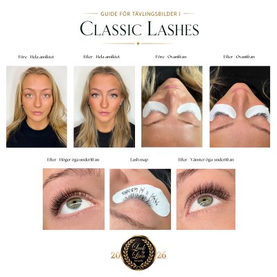 Tävlingsbiljett Classic lashes - Look by Linn Awards 2026