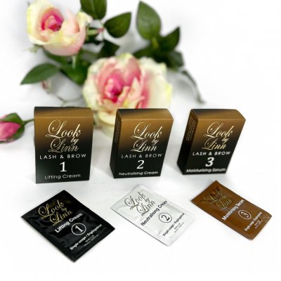 Lash Lift Look by Linn, lash perm, Lifting, perm, setting, lotion, cream moisturing, serum, neutralising. lifting, lash lift utb