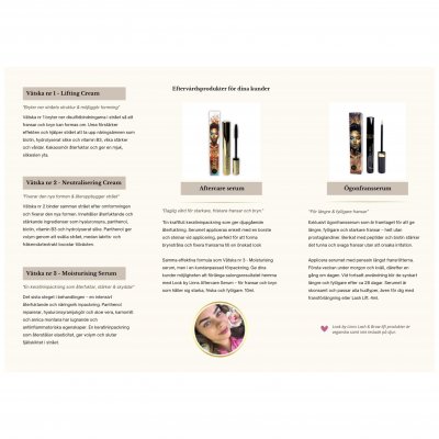 Prova på-kit Lash Lift & Brow Lift