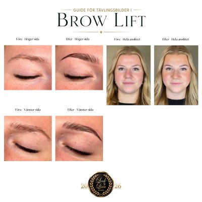 Tävlingsbiljett Brow Lift - Look by Linn Awards 2026