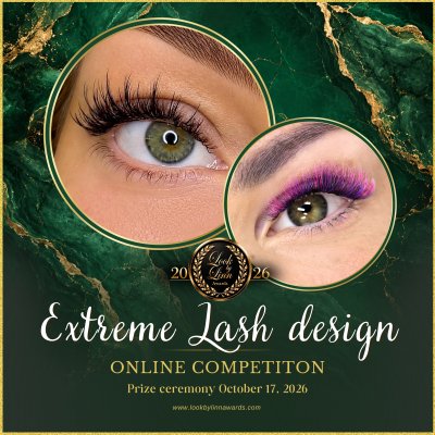 Tävlingsbiljett Extreme Lash design - Look by Linn Awards 2026
