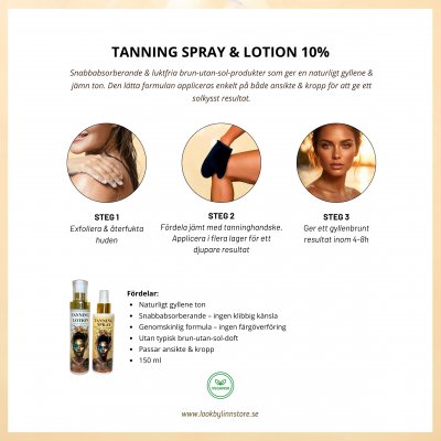 5-pcs Tanning Spray 10%